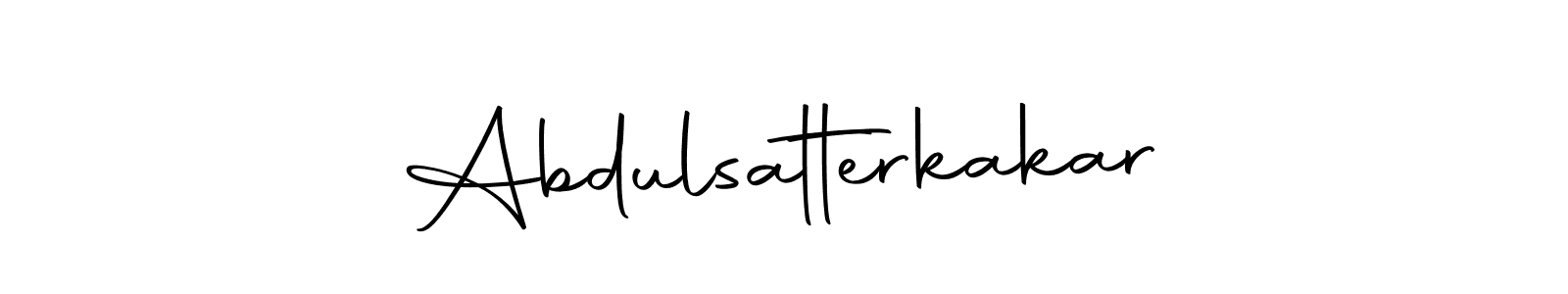 How to make Abdulsatterkakar name signature. Use Autography-DOLnW style for creating short signs online. This is the latest handwritten sign. Abdulsatterkakar signature style 10 images and pictures png