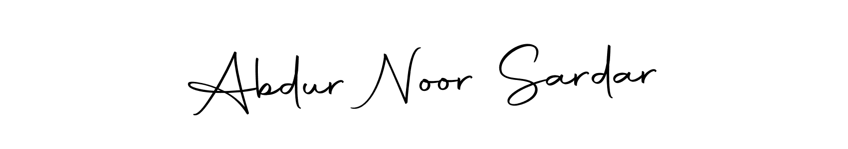 Make a beautiful signature design for name Abdur Noor Sardar. With this signature (Autography-DOLnW) style, you can create a handwritten signature for free. Abdur Noor Sardar signature style 10 images and pictures png