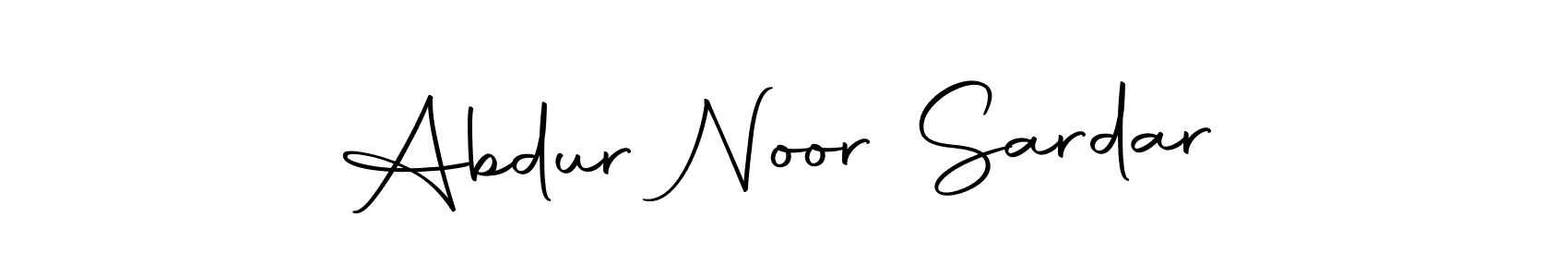 Make a beautiful signature design for name Abdur Noor Sardar. With this signature (Autography-DOLnW) style, you can create a handwritten signature for free. Abdur Noor Sardar signature style 10 images and pictures png