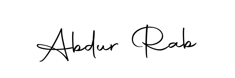 Make a beautiful signature design for name Abdur Rab. With this signature (Autography-DOLnW) style, you can create a handwritten signature for free. Abdur Rab signature style 10 images and pictures png
