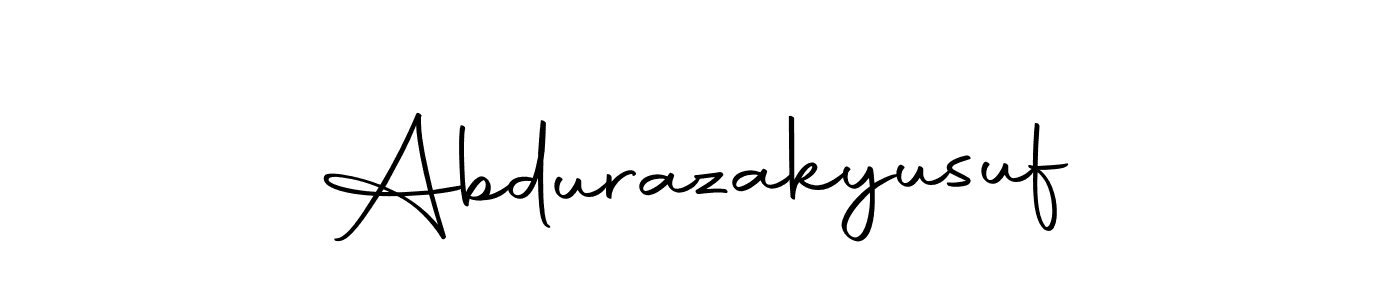 Make a beautiful signature design for name Abdurazakyusuf. With this signature (Autography-DOLnW) style, you can create a handwritten signature for free. Abdurazakyusuf signature style 10 images and pictures png