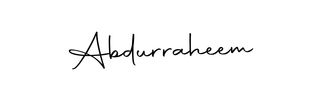 How to make Abdurraheem signature? Autography-DOLnW is a professional autograph style. Create handwritten signature for Abdurraheem name. Abdurraheem signature style 10 images and pictures png