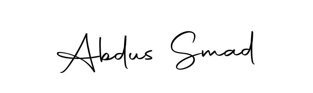 You should practise on your own different ways (Autography-DOLnW) to write your name (Abdus Smad) in signature. don't let someone else do it for you. Abdus Smad signature style 10 images and pictures png