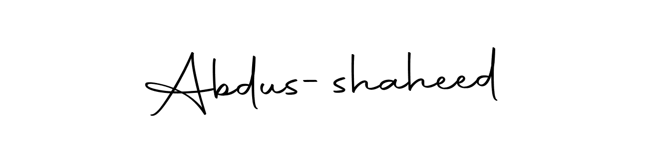Design your own signature with our free online signature maker. With this signature software, you can create a handwritten (Autography-DOLnW) signature for name Abdus-shaheed. Abdus-shaheed signature style 10 images and pictures png