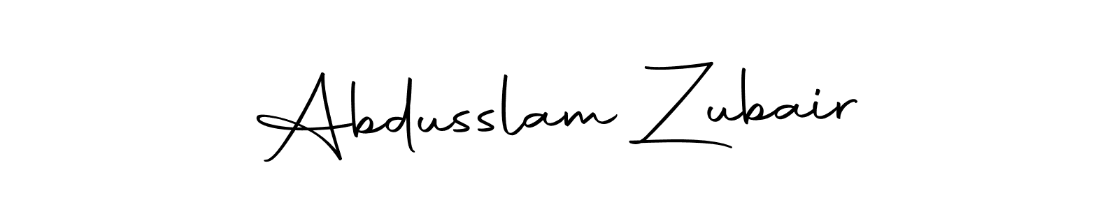 You can use this online signature creator to create a handwritten signature for the name Abdusslam Zubair. This is the best online autograph maker. Abdusslam Zubair signature style 10 images and pictures png