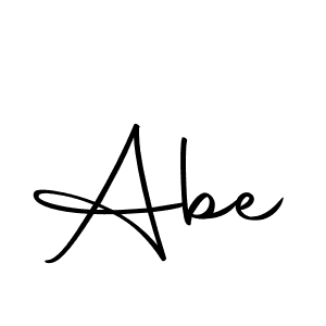 Create a beautiful signature design for name Abe. With this signature (Autography-DOLnW) fonts, you can make a handwritten signature for free. Abe signature style 10 images and pictures png