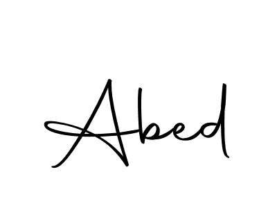 Make a beautiful signature design for name Abed. With this signature (Autography-DOLnW) style, you can create a handwritten signature for free. Abed signature style 10 images and pictures png
