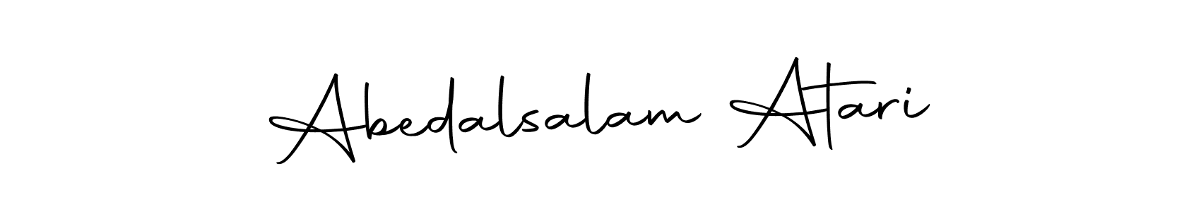 Create a beautiful signature design for name Abedalsalam Atari. With this signature (Autography-DOLnW) fonts, you can make a handwritten signature for free. Abedalsalam Atari signature style 10 images and pictures png