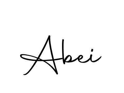 How to make Abei name signature. Use Autography-DOLnW style for creating short signs online. This is the latest handwritten sign. Abei signature style 10 images and pictures png
