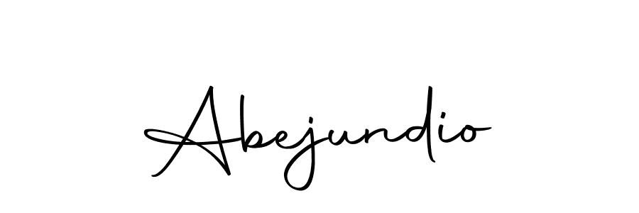 Use a signature maker to create a handwritten signature online. With this signature software, you can design (Autography-DOLnW) your own signature for name Abejundio. Abejundio signature style 10 images and pictures png