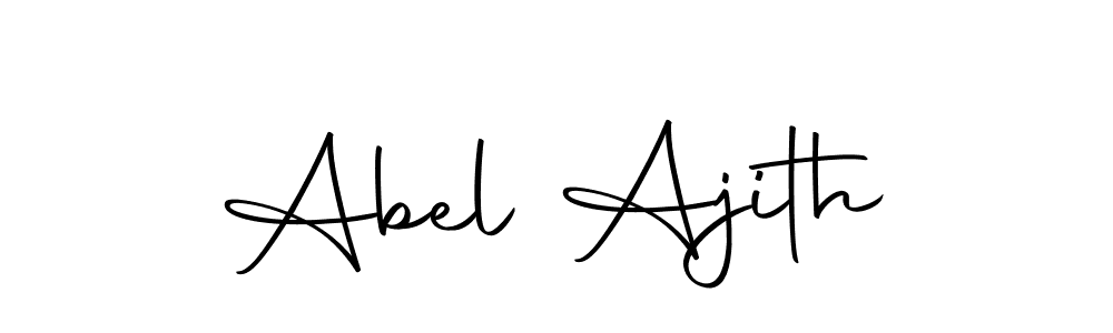 Abel Ajith stylish signature style. Best Handwritten Sign (Autography-DOLnW) for my name. Handwritten Signature Collection Ideas for my name Abel Ajith. Abel Ajith signature style 10 images and pictures png