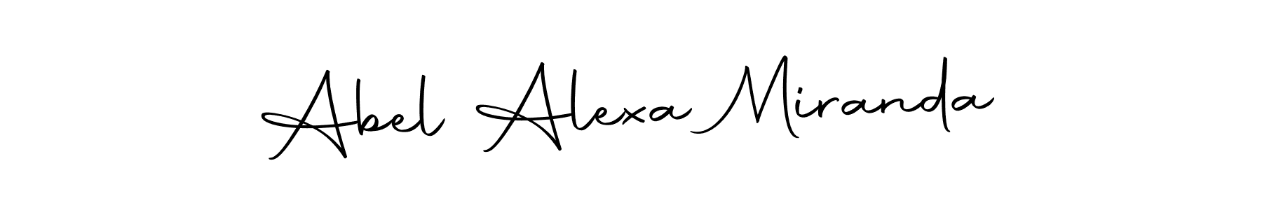 Design your own signature with our free online signature maker. With this signature software, you can create a handwritten (Autography-DOLnW) signature for name Abel Alexa Miranda. Abel Alexa Miranda signature style 10 images and pictures png