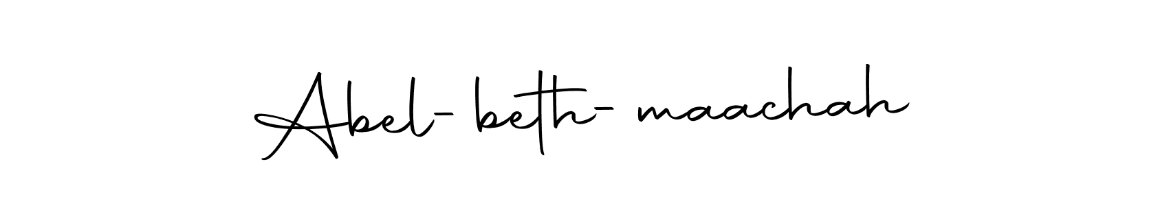 Create a beautiful signature design for name Abel-beth-maachah. With this signature (Autography-DOLnW) fonts, you can make a handwritten signature for free. Abel-beth-maachah signature style 10 images and pictures png