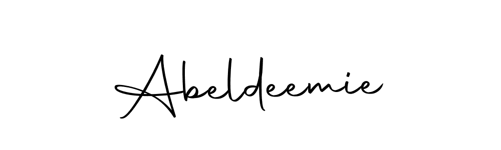 It looks lik you need a new signature style for name Abeldeemie. Design unique handwritten (Autography-DOLnW) signature with our free signature maker in just a few clicks. Abeldeemie signature style 10 images and pictures png
