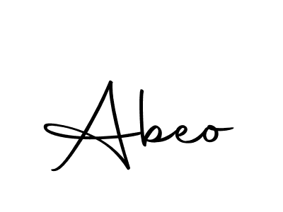 Create a beautiful signature design for name Abeo. With this signature (Autography-DOLnW) fonts, you can make a handwritten signature for free. Abeo signature style 10 images and pictures png