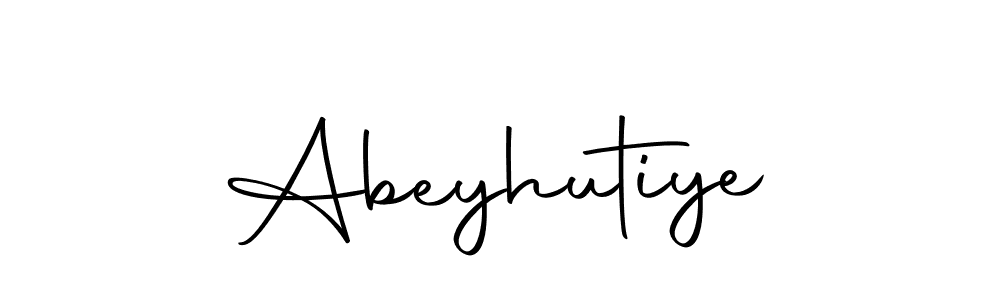 The best way (Autography-DOLnW) to make a short signature is to pick only two or three words in your name. The name Abeyhutiye include a total of six letters. For converting this name. Abeyhutiye signature style 10 images and pictures png