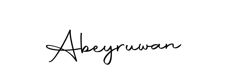 You can use this online signature creator to create a handwritten signature for the name Abeyruwan. This is the best online autograph maker. Abeyruwan signature style 10 images and pictures png