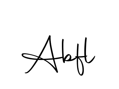 The best way (Autography-DOLnW) to make a short signature is to pick only two or three words in your name. The name Abfl include a total of six letters. For converting this name. Abfl signature style 10 images and pictures png