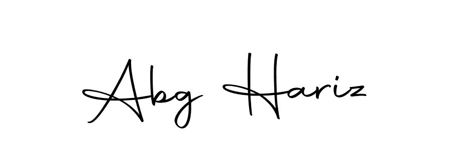 You can use this online signature creator to create a handwritten signature for the name Abg Hariz. This is the best online autograph maker. Abg Hariz signature style 10 images and pictures png