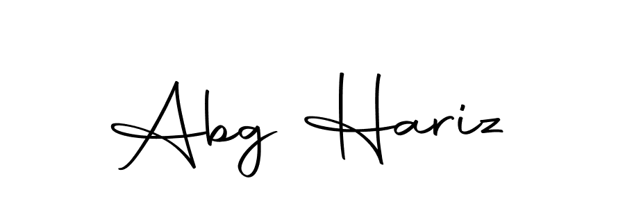 You can use this online signature creator to create a handwritten signature for the name Abg Hariz. This is the best online autograph maker. Abg Hariz signature style 10 images and pictures png