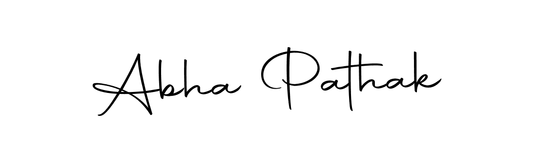 Make a beautiful signature design for name Abha Pathak. Use this online signature maker to create a handwritten signature for free. Abha Pathak signature style 10 images and pictures png