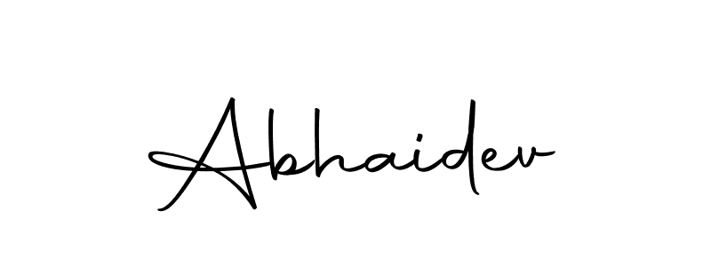 Create a beautiful signature design for name Abhaidev. With this signature (Autography-DOLnW) fonts, you can make a handwritten signature for free. Abhaidev signature style 10 images and pictures png