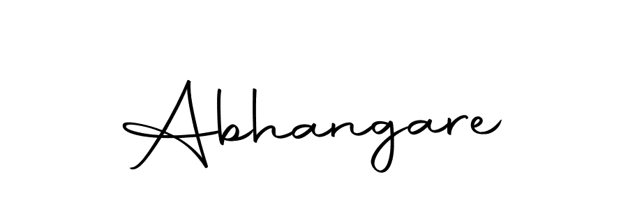 Use a signature maker to create a handwritten signature online. With this signature software, you can design (Autography-DOLnW) your own signature for name Abhangare. Abhangare signature style 10 images and pictures png