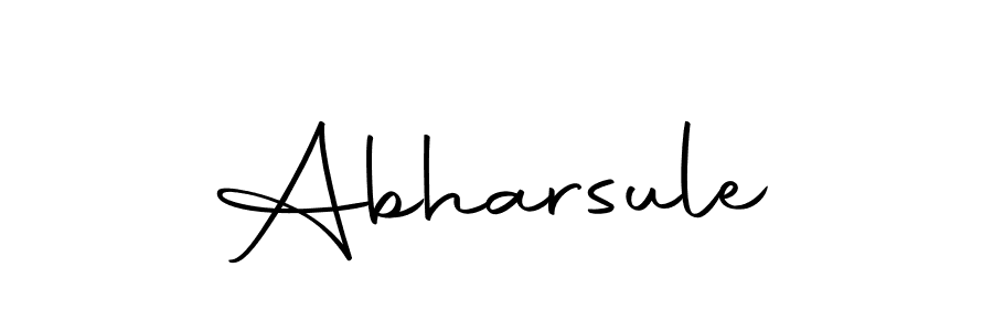 Make a beautiful signature design for name Abharsule. With this signature (Autography-DOLnW) style, you can create a handwritten signature for free. Abharsule signature style 10 images and pictures png