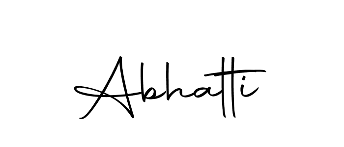 Design your own signature with our free online signature maker. With this signature software, you can create a handwritten (Autography-DOLnW) signature for name Abhatti. Abhatti signature style 10 images and pictures png