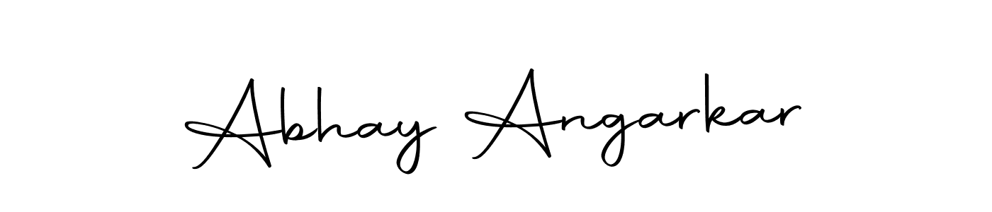 You can use this online signature creator to create a handwritten signature for the name Abhay Angarkar. This is the best online autograph maker. Abhay Angarkar signature style 10 images and pictures png