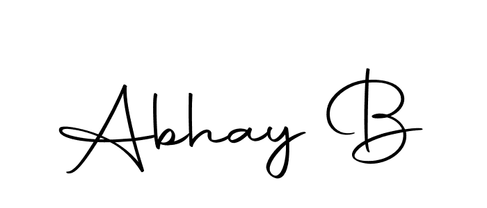 Abhay B stylish signature style. Best Handwritten Sign (Autography-DOLnW) for my name. Handwritten Signature Collection Ideas for my name Abhay B. Abhay B signature style 10 images and pictures png