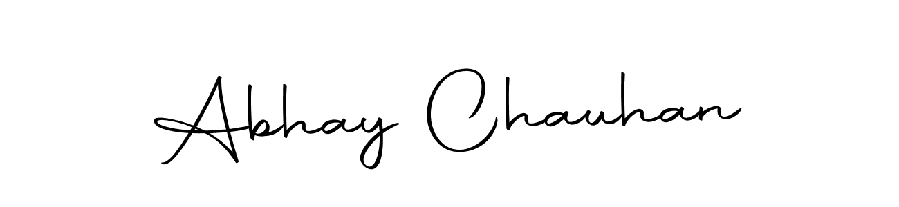 Abhay Chauhan stylish signature style. Best Handwritten Sign (Autography-DOLnW) for my name. Handwritten Signature Collection Ideas for my name Abhay Chauhan. Abhay Chauhan signature style 10 images and pictures png