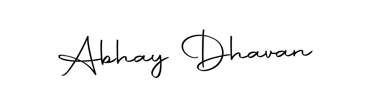 Create a beautiful signature design for name Abhay Dhavan. With this signature (Autography-DOLnW) fonts, you can make a handwritten signature for free. Abhay Dhavan signature style 10 images and pictures png