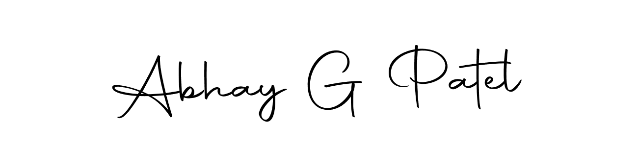 How to make Abhay G Patel signature? Autography-DOLnW is a professional autograph style. Create handwritten signature for Abhay G Patel name. Abhay G Patel signature style 10 images and pictures png