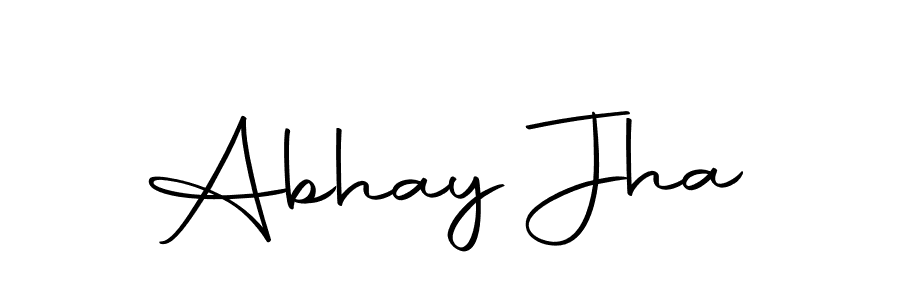 if you are searching for the best signature style for your name Abhay Jha. so please give up your signature search. here we have designed multiple signature styles  using Autography-DOLnW. Abhay Jha signature style 10 images and pictures png