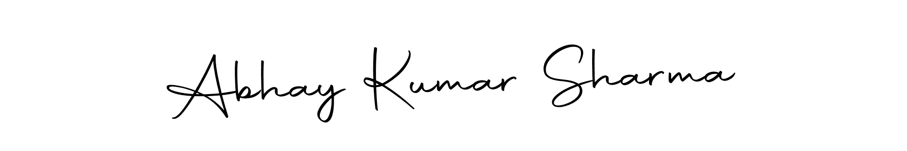 The best way (Autography-DOLnW) to make a short signature is to pick only two or three words in your name. The name Abhay Kumar Sharma include a total of six letters. For converting this name. Abhay Kumar Sharma signature style 10 images and pictures png