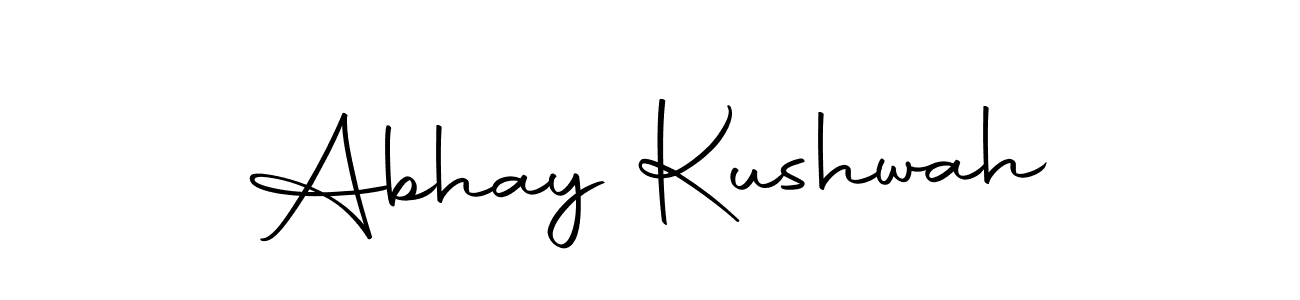 Design your own signature with our free online signature maker. With this signature software, you can create a handwritten (Autography-DOLnW) signature for name Abhay Kushwah. Abhay Kushwah signature style 10 images and pictures png