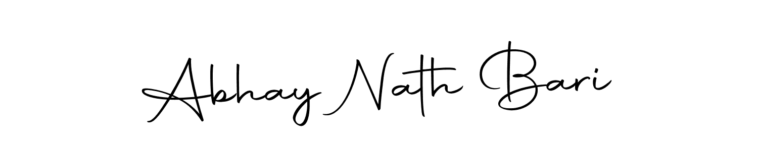 Autography-DOLnW is a professional signature style that is perfect for those who want to add a touch of class to their signature. It is also a great choice for those who want to make their signature more unique. Get Abhay Nath Bari name to fancy signature for free. Abhay Nath Bari signature style 10 images and pictures png