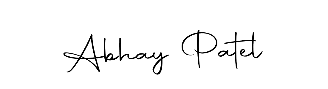 Create a beautiful signature design for name Abhay Patel. With this signature (Autography-DOLnW) fonts, you can make a handwritten signature for free. Abhay Patel signature style 10 images and pictures png