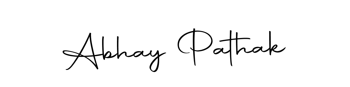Use a signature maker to create a handwritten signature online. With this signature software, you can design (Autography-DOLnW) your own signature for name Abhay Pathak. Abhay Pathak signature style 10 images and pictures png