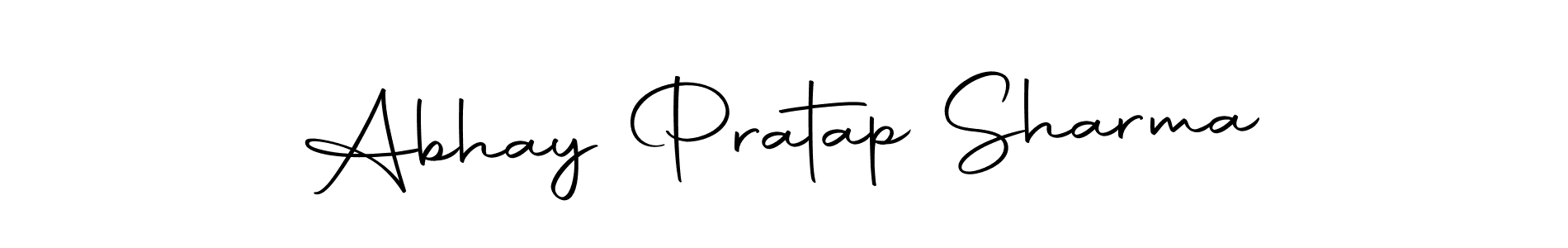 Design your own signature with our free online signature maker. With this signature software, you can create a handwritten (Autography-DOLnW) signature for name Abhay Pratap Sharma. Abhay Pratap Sharma signature style 10 images and pictures png