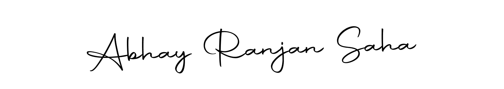 How to make Abhay Ranjan Saha name signature. Use Autography-DOLnW style for creating short signs online. This is the latest handwritten sign. Abhay Ranjan Saha signature style 10 images and pictures png