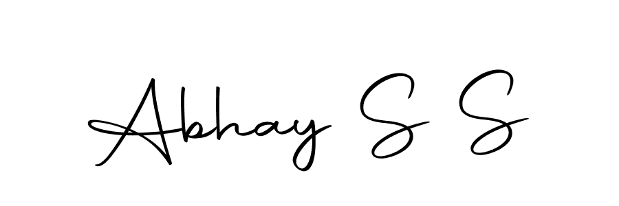 Make a beautiful signature design for name Abhay S S. With this signature (Autography-DOLnW) style, you can create a handwritten signature for free. Abhay S S signature style 10 images and pictures png