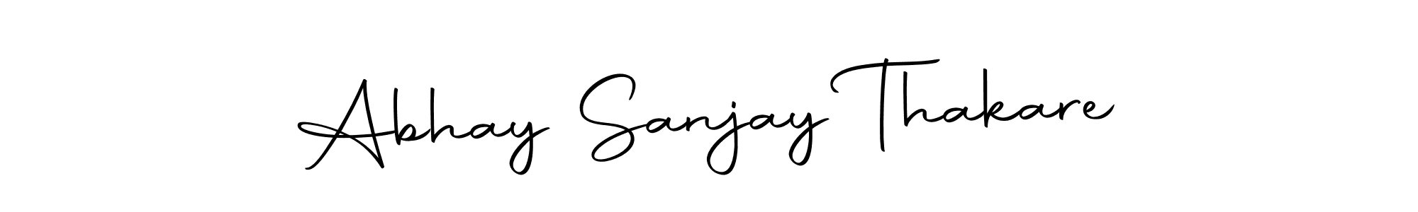 Also we have Abhay Sanjay Thakare name is the best signature style. Create professional handwritten signature collection using Autography-DOLnW autograph style. Abhay Sanjay Thakare signature style 10 images and pictures png