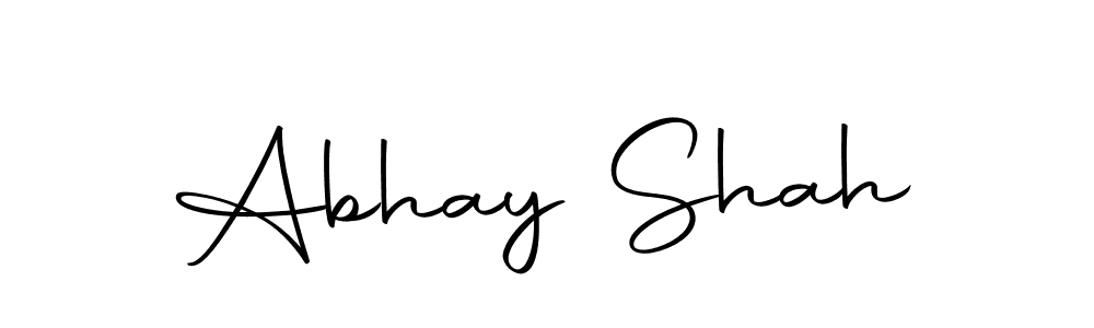 Create a beautiful signature design for name Abhay Shah. With this signature (Autography-DOLnW) fonts, you can make a handwritten signature for free. Abhay Shah signature style 10 images and pictures png