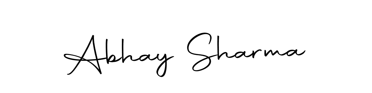 The best way (Autography-DOLnW) to make a short signature is to pick only two or three words in your name. The name Abhay Sharma include a total of six letters. For converting this name. Abhay Sharma signature style 10 images and pictures png