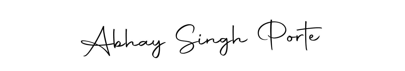 It looks lik you need a new signature style for name Abhay Singh Porte. Design unique handwritten (Autography-DOLnW) signature with our free signature maker in just a few clicks. Abhay Singh Porte signature style 10 images and pictures png