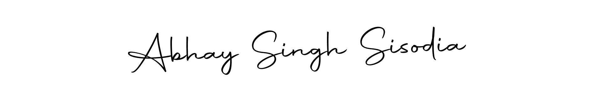 Also we have Abhay Singh Sisodia name is the best signature style. Create professional handwritten signature collection using Autography-DOLnW autograph style. Abhay Singh Sisodia signature style 10 images and pictures png