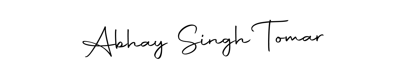 if you are searching for the best signature style for your name Abhay Singh Tomar. so please give up your signature search. here we have designed multiple signature styles  using Autography-DOLnW. Abhay Singh Tomar signature style 10 images and pictures png