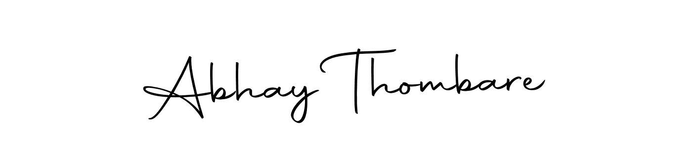 How to make Abhay Thombare signature? Autography-DOLnW is a professional autograph style. Create handwritten signature for Abhay Thombare name. Abhay Thombare signature style 10 images and pictures png